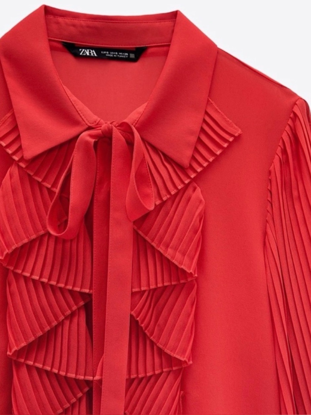 ZARA ~ Raffled Flow Blause - Picture 5 of 11